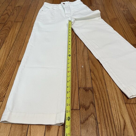 DL1961 Marianna Hewitt Hepburn High Rise Wide Leg Jeans in Sutter Cream 24 - Picture 5 of 8